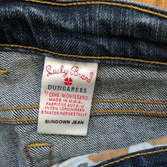 ❗️SOLD❗️LUCKY BRAND ‘Sundown’ High Rise Straight Leg Jeans Size 29 - Picture 3 of 4